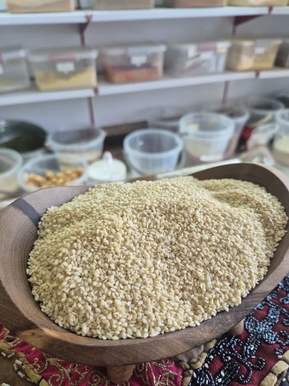 کنجد سفید خام درجه یک | تازه و باکیفیت
