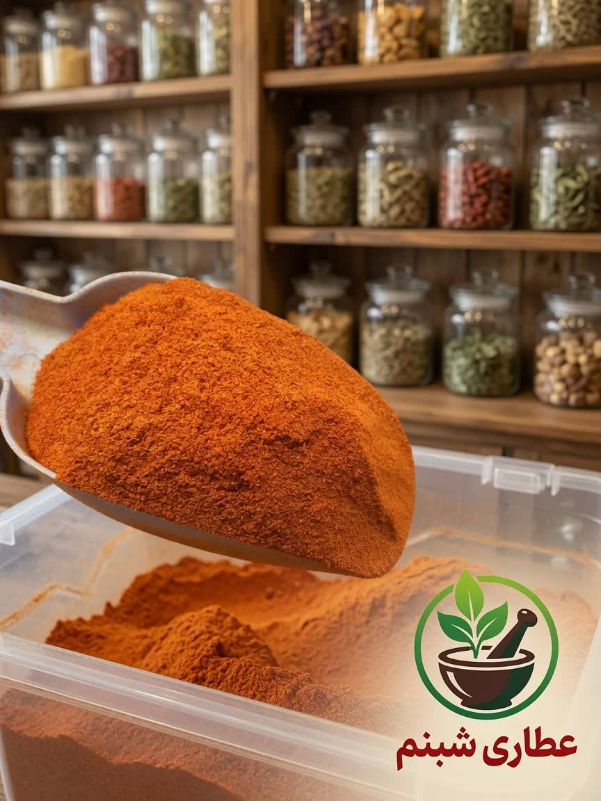 پودر پاپریکا ایرانی اعلا | ادویه خوش‌رنگ و معطر مناسب انواع غذا