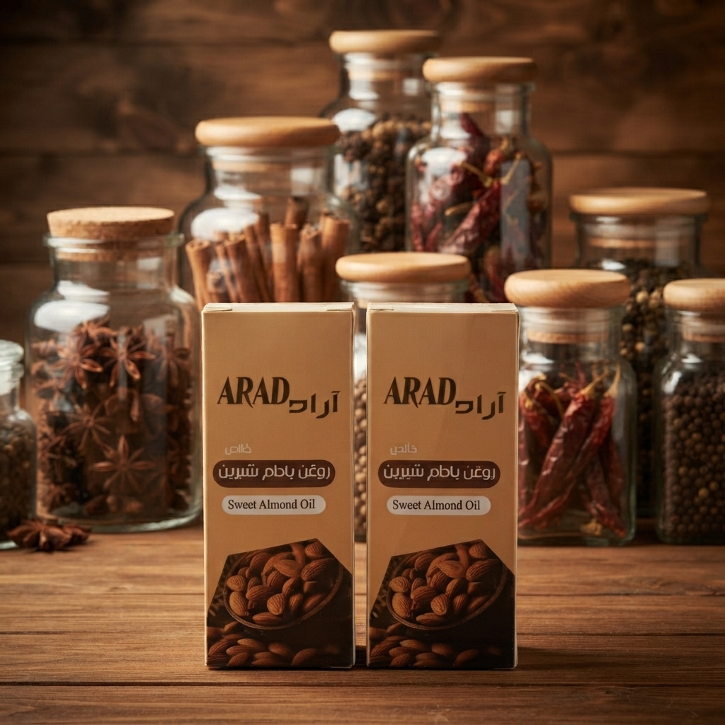 روغن بادام شیرین خالص و طبیعی درجه یک