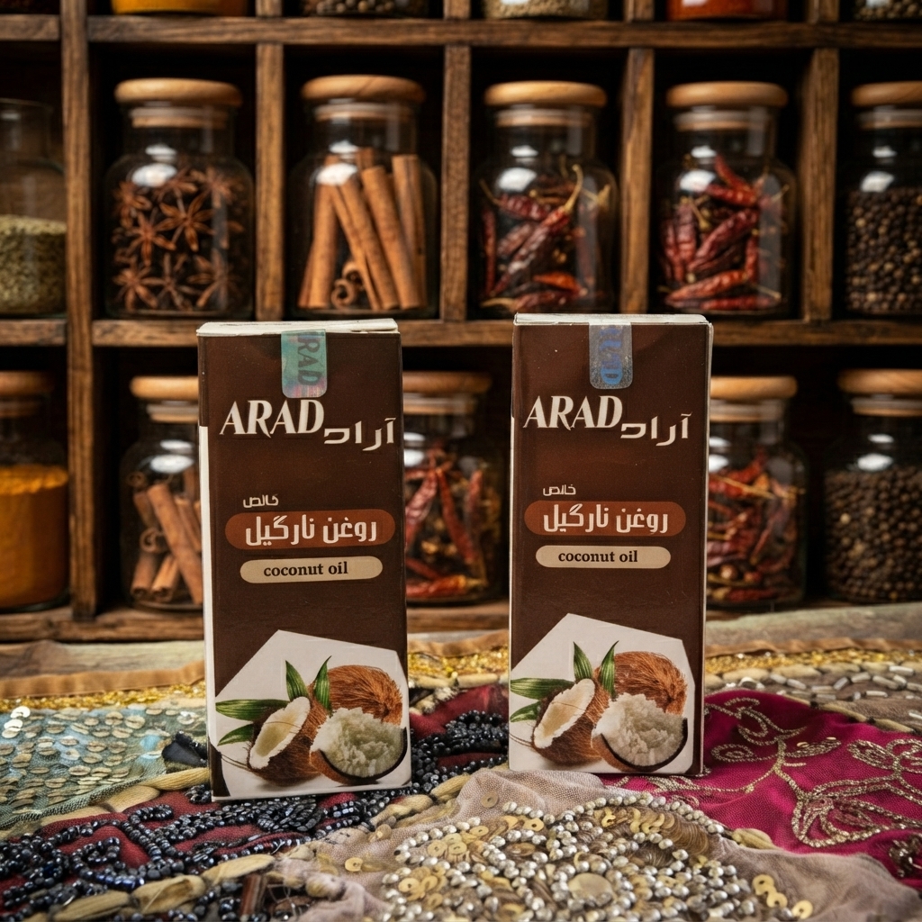 روغن نارگیل اراد خالص و طبیعی