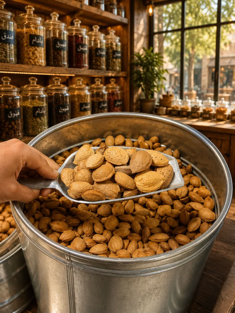 بادام سنگی تازه و باکیفیت |  بادام سنگی ممتاز