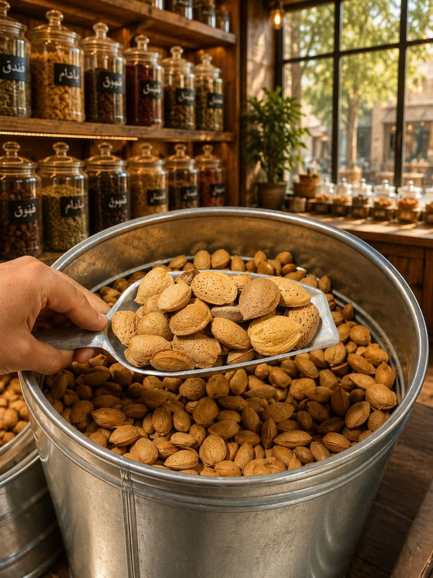 بادام سنگی تازه و باکیفیت | بادام سنگی ممتاز